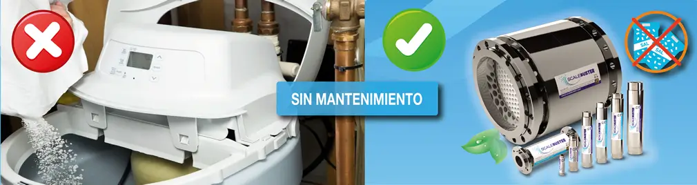 descalcificador sin mantenimiento
