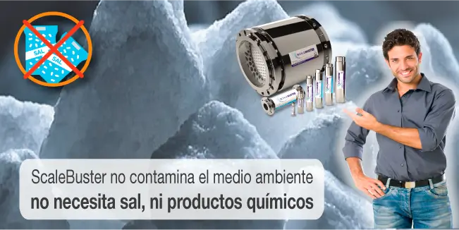 descalcificador sin sal libre de químicos
