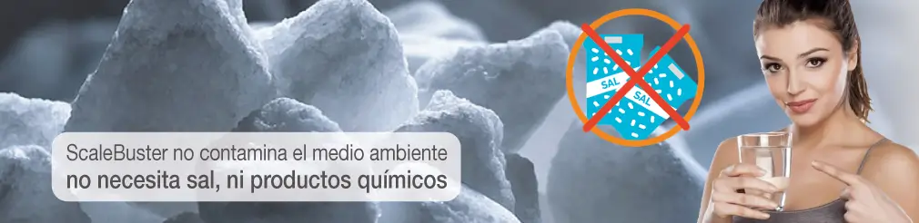 descalcificador sin sal libre de químicos