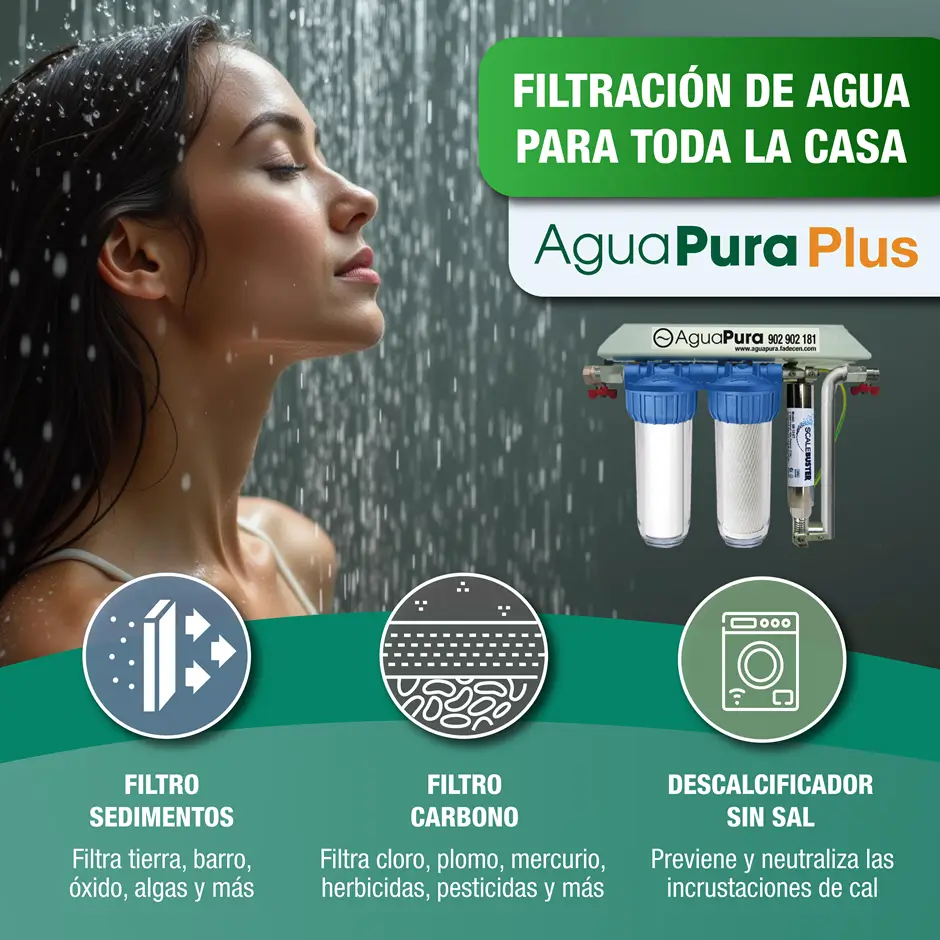 Filtración de agua para toda la casa
