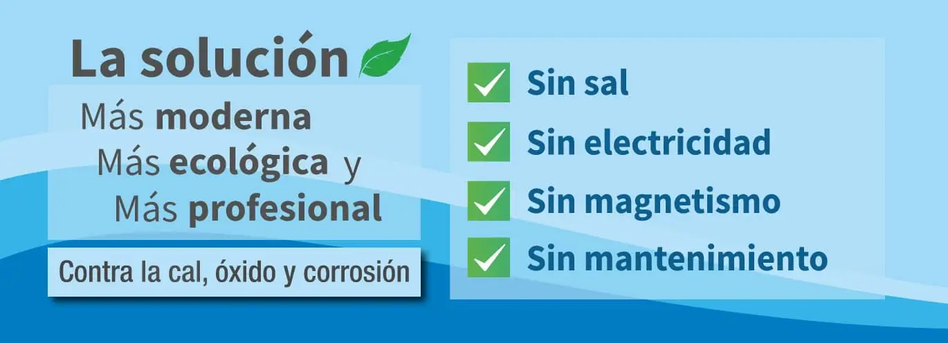 descalcificador de agua cal y corrosión