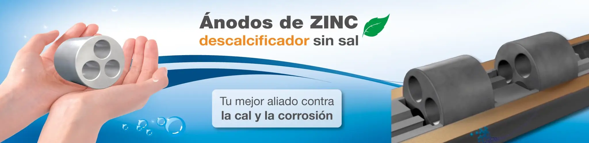 Ánodo sacrificio zinc