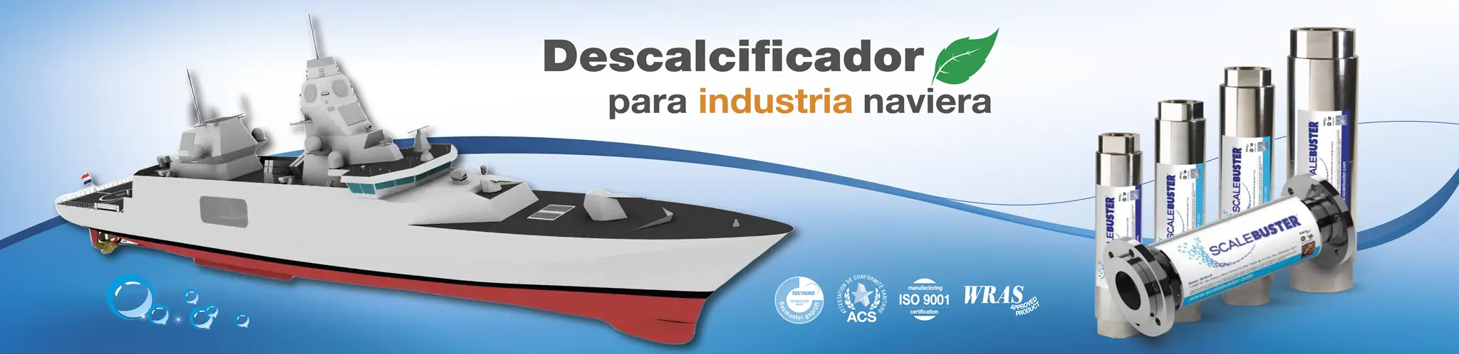 Descalcificador barcos embarcaciones