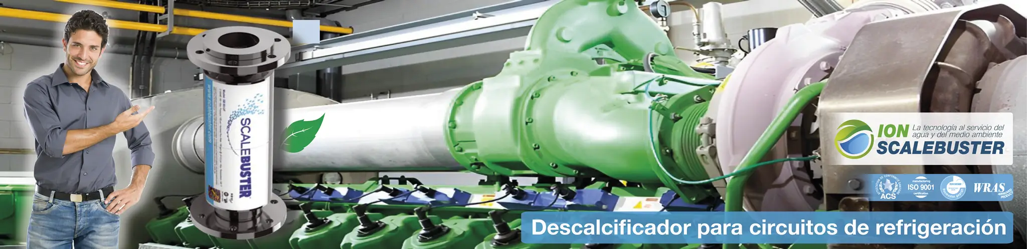 Descalcificador para circuitos de refrigeración