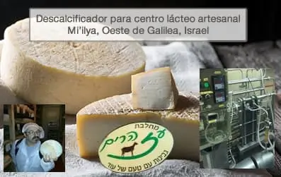 Descalcificador para centro lácteo