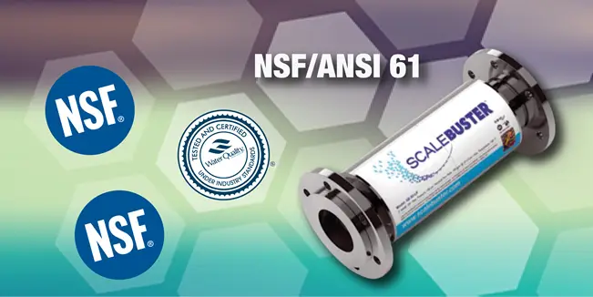 Nuevas certificaciones NSF ScaleBuster