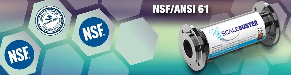 Certificaciones NSF descalcificador