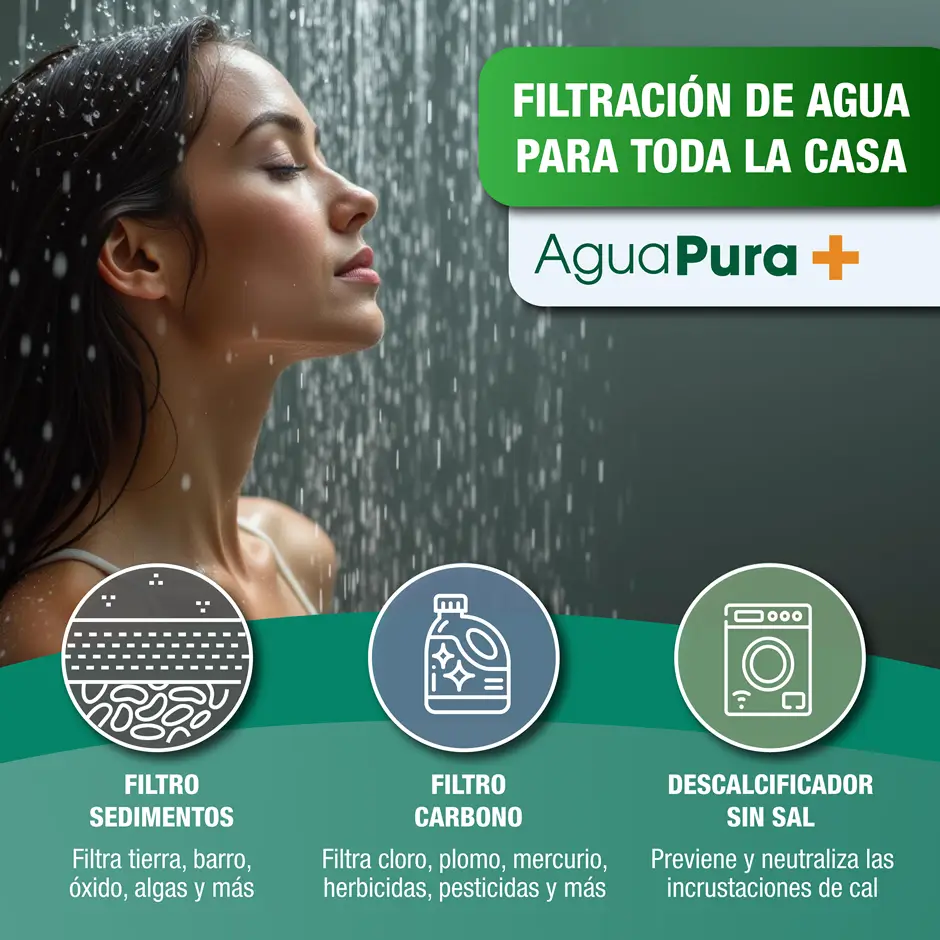 Filtración de agua para toda la casa
