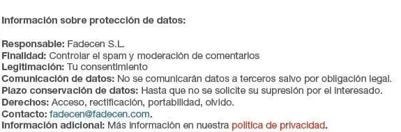 Protección datos
