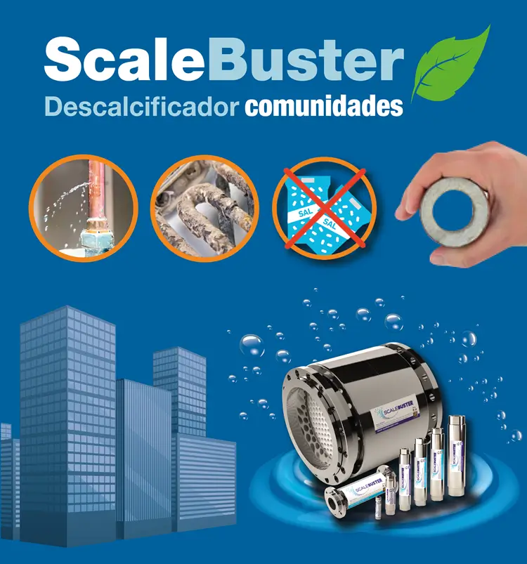 descalcificador comunitario para comunidad y edificios
